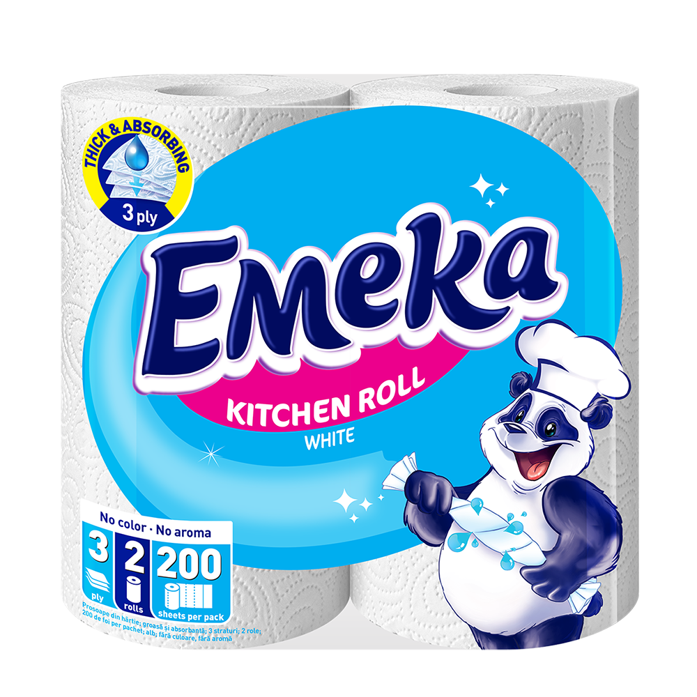 Emeka KR Regular White 2 rolls