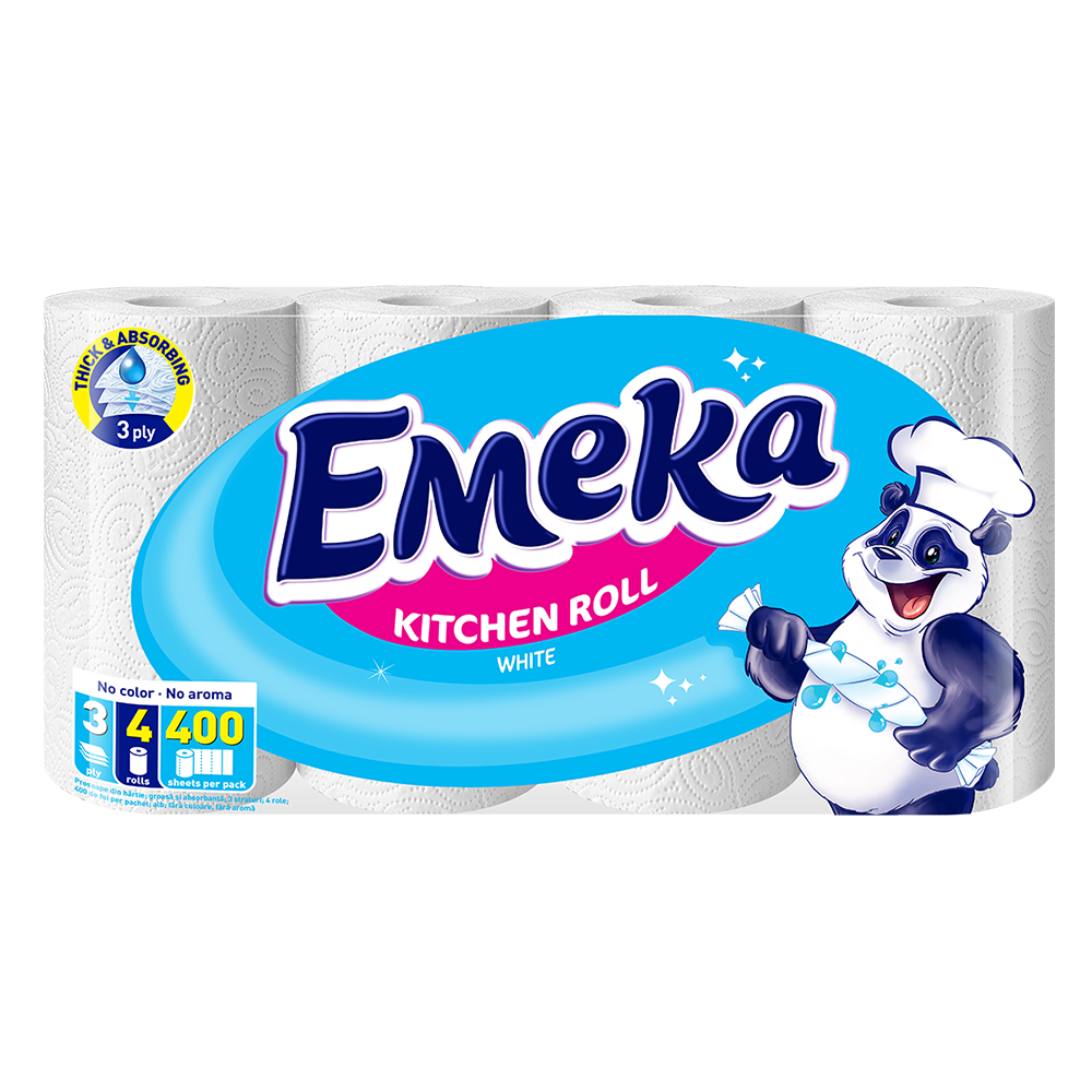 Emeka KR White 4 rolls